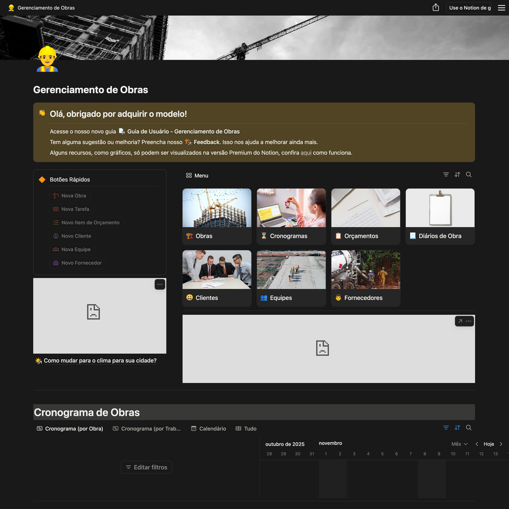 Gerenciamento de Obras